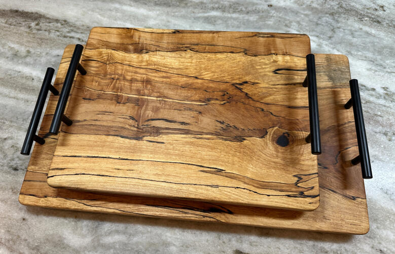Spalted Maple Serving Trays Spalted Maple Serving Trays